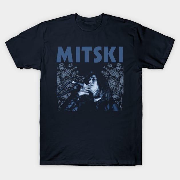 Mitski Folk Japanese American T-Shirt by Yakarsin